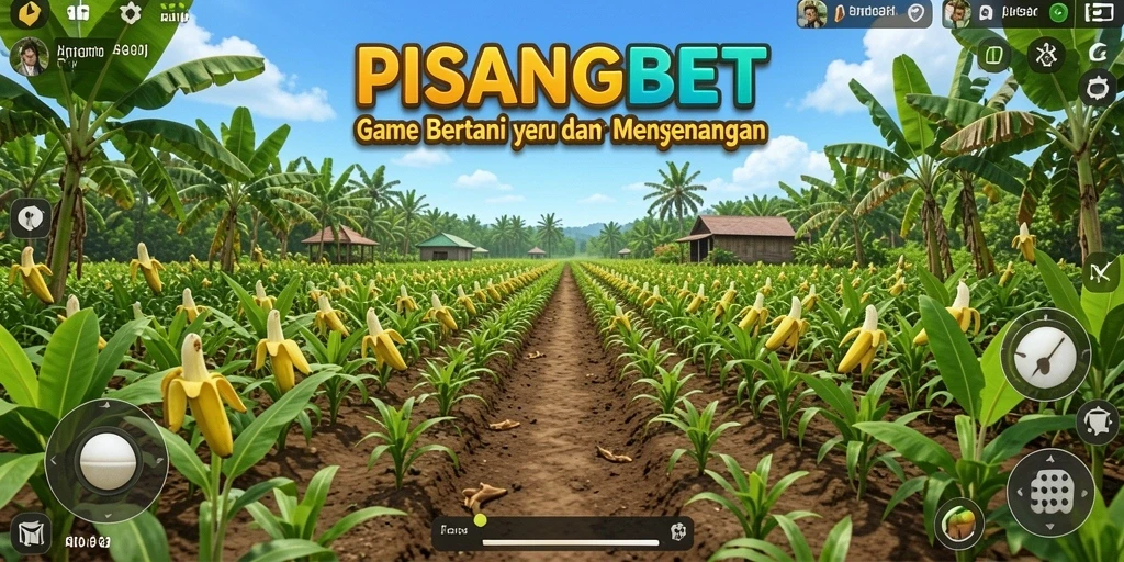 Gameplay seru PISANGBET dengan pengalaman bertani yang menyenangkan.