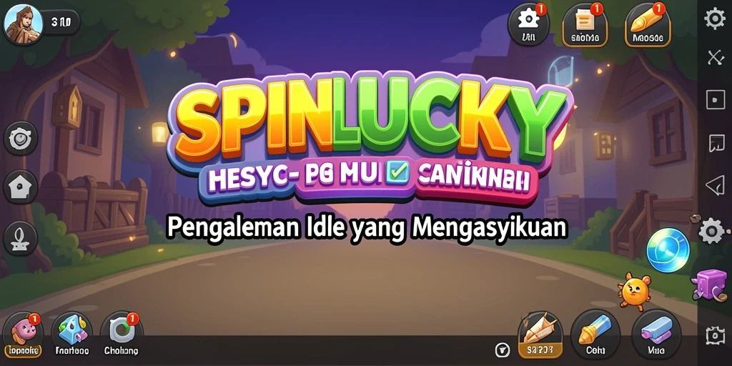 Tampilan gameplay SPINLUCKY yang seru dan interaktif.