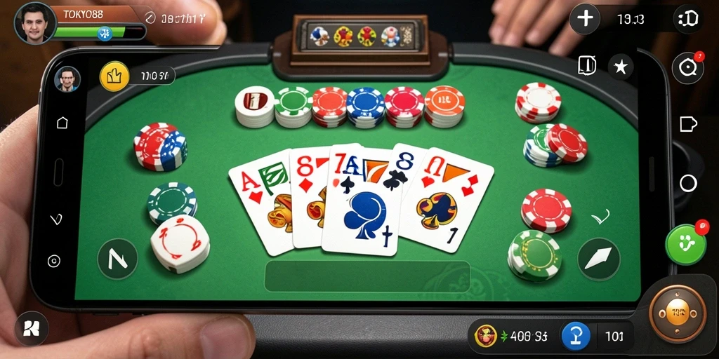 Screenshot gameplay <strong>TOKYO88</strong> yang menunjukkan keseruan permainan Gaple.
